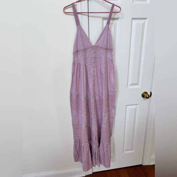 ✨sold✨FREE PEOPLE Isabella Ethereal Maxi Slip - Picture 4 of 7